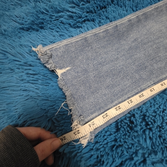 Paige Cindy Jean In Mel Distressed Hem Size 26 Women's - Picture 11 of 12